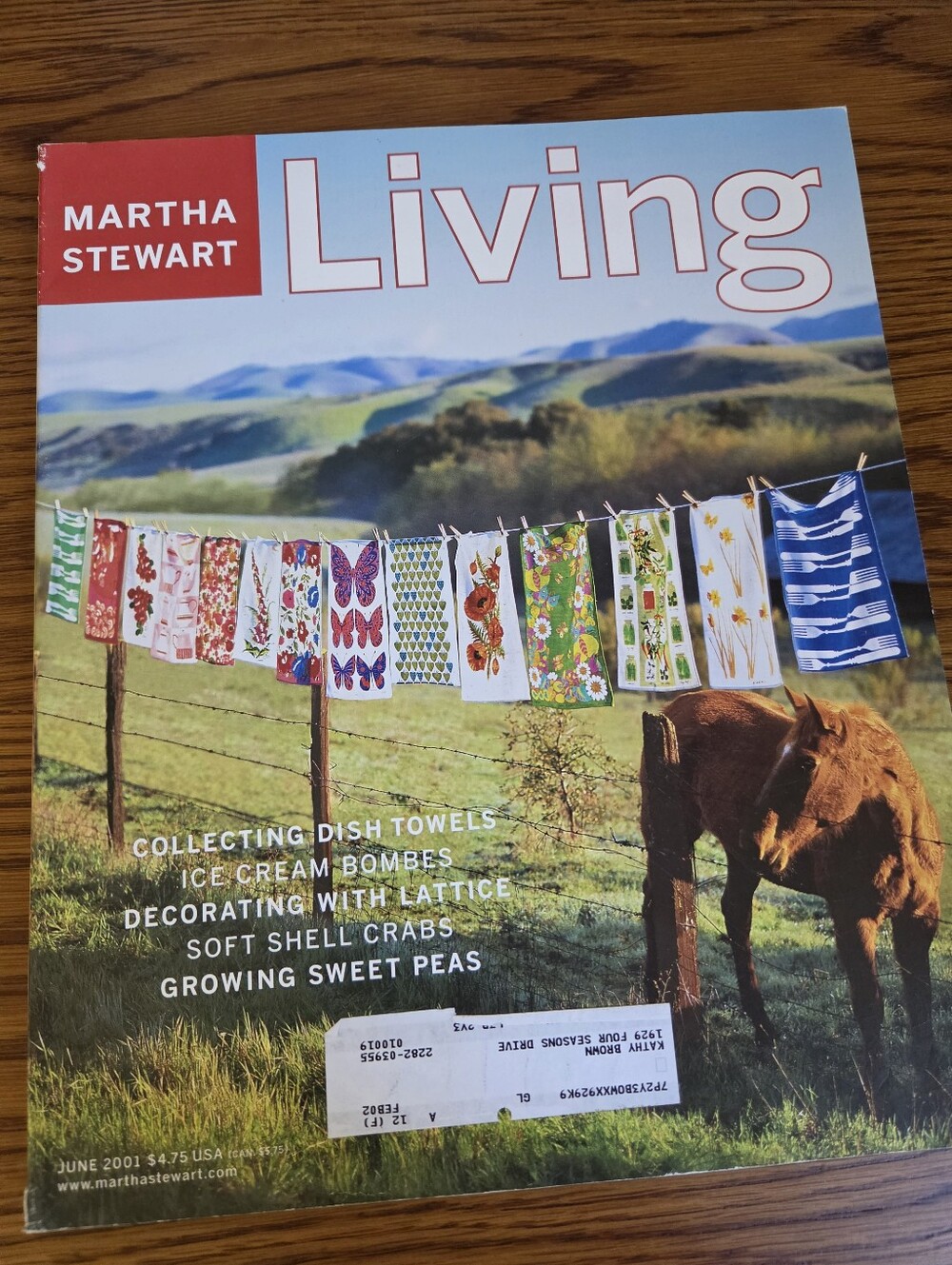 Martha Stewart Living Magazine, June 2001